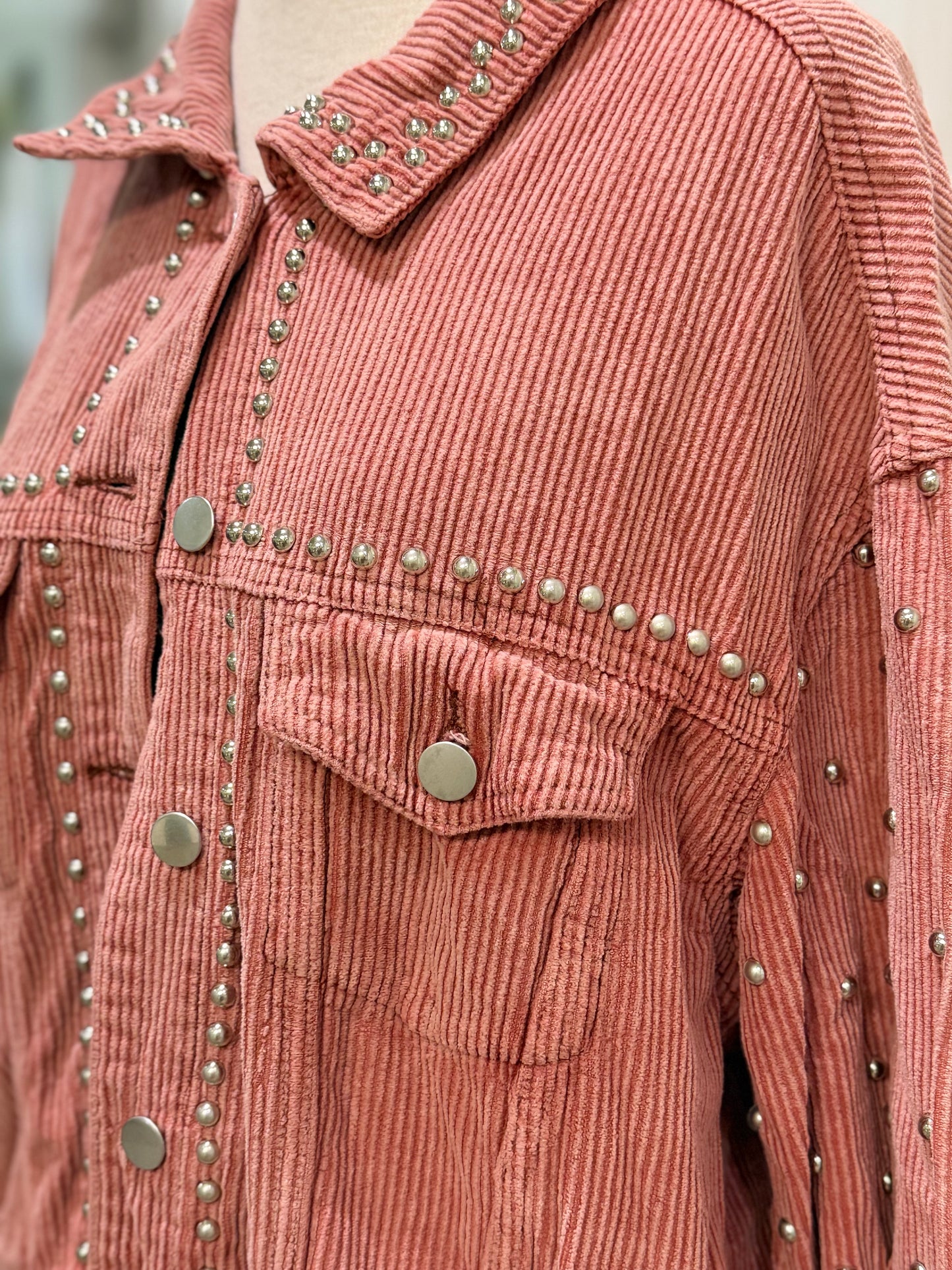 Womens POL Studded Jacket Size Large