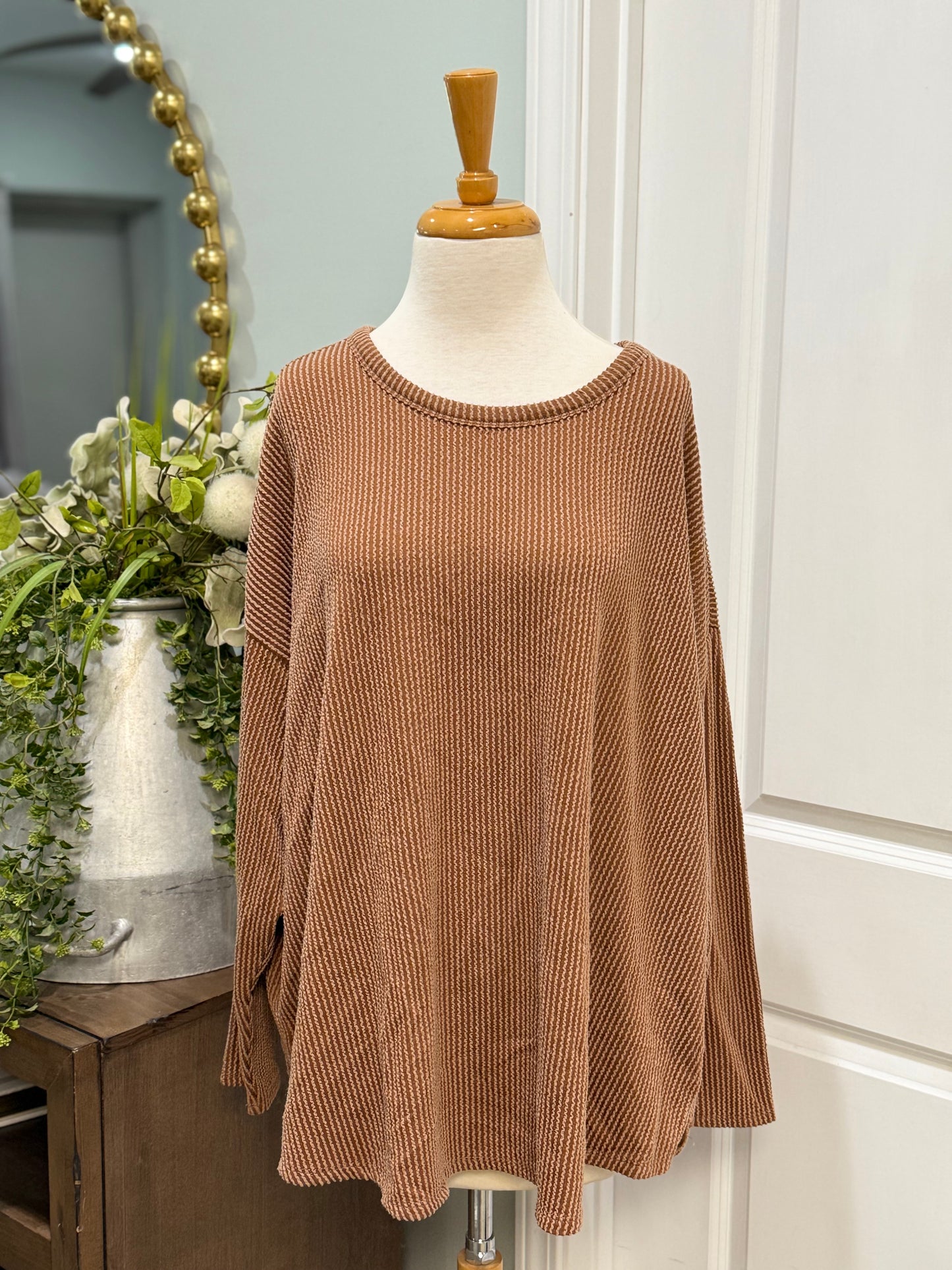 Womens Maurices Corded Blouse Size 2X