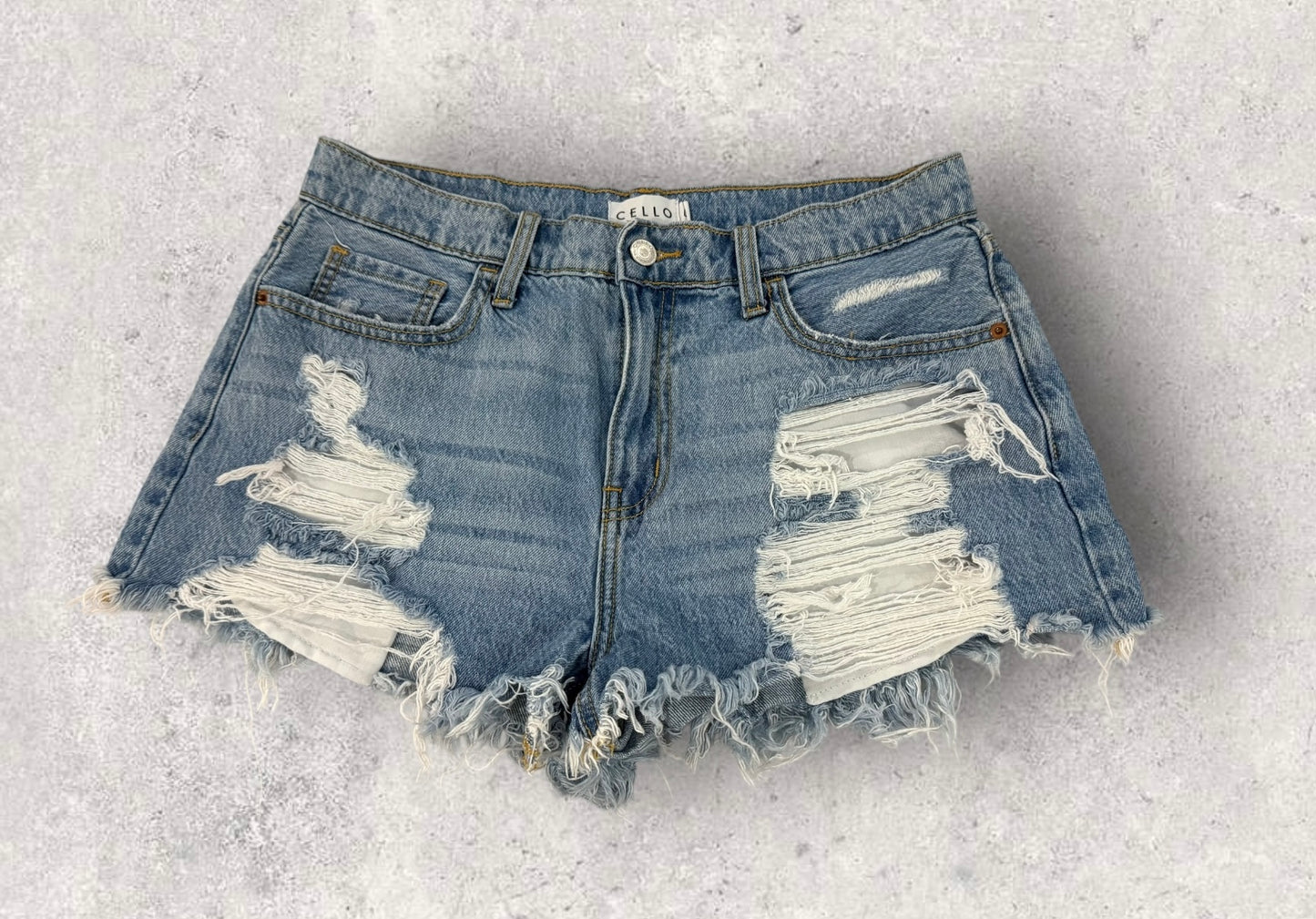 Womens Cello Denim Shorts Size Large