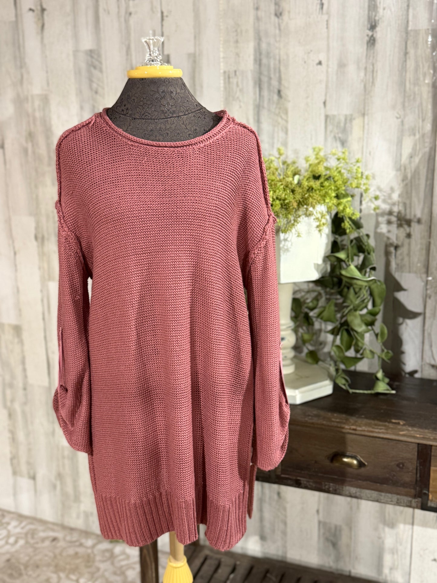 Womens Easel Knit Sweater Size Small