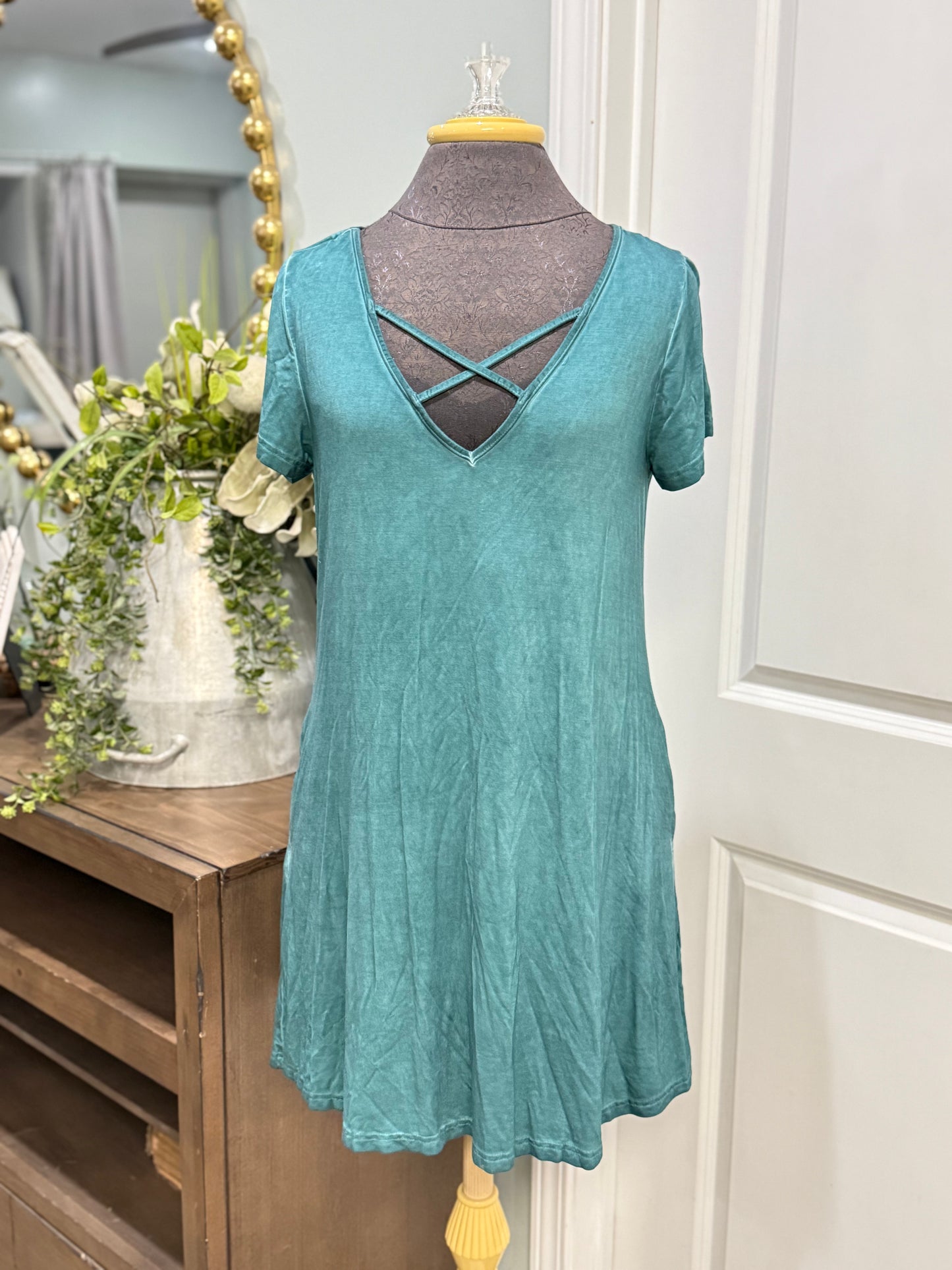 Womens Umgee Tshirt Dress Small