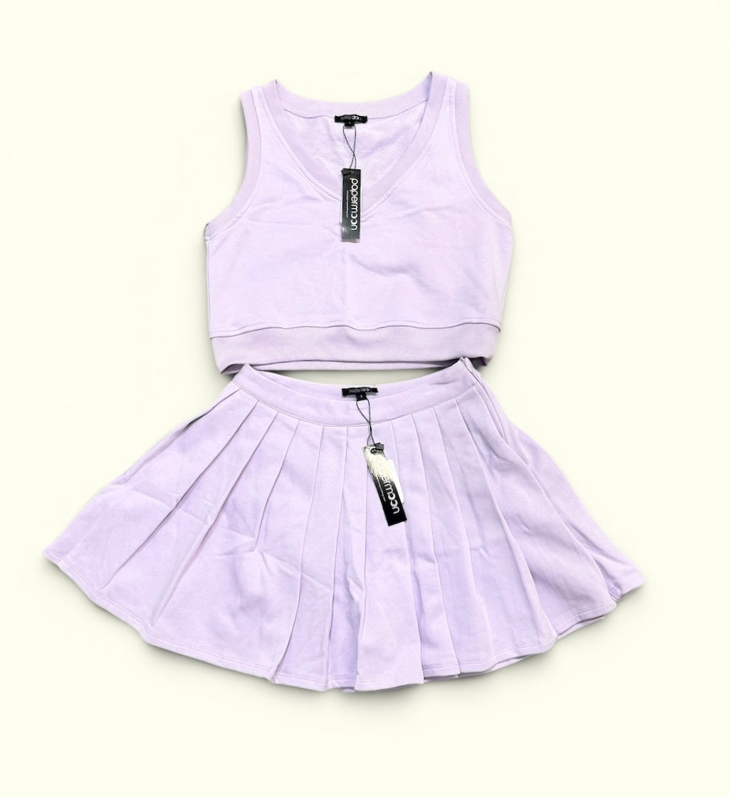 Womens Papermoon 2pc Skirt Set Small NWT $68