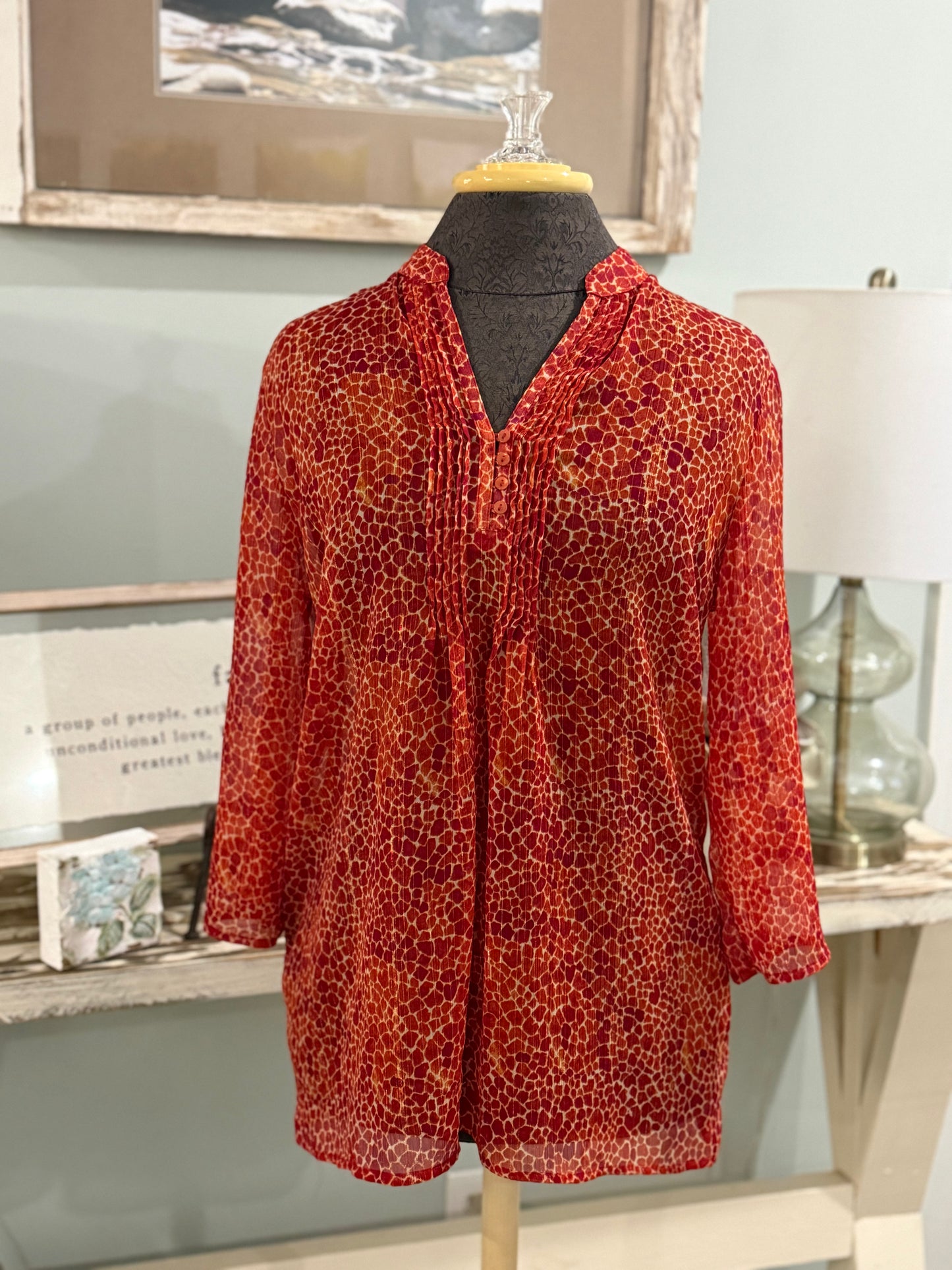 Womens Jaclyn Smith Blouse Small