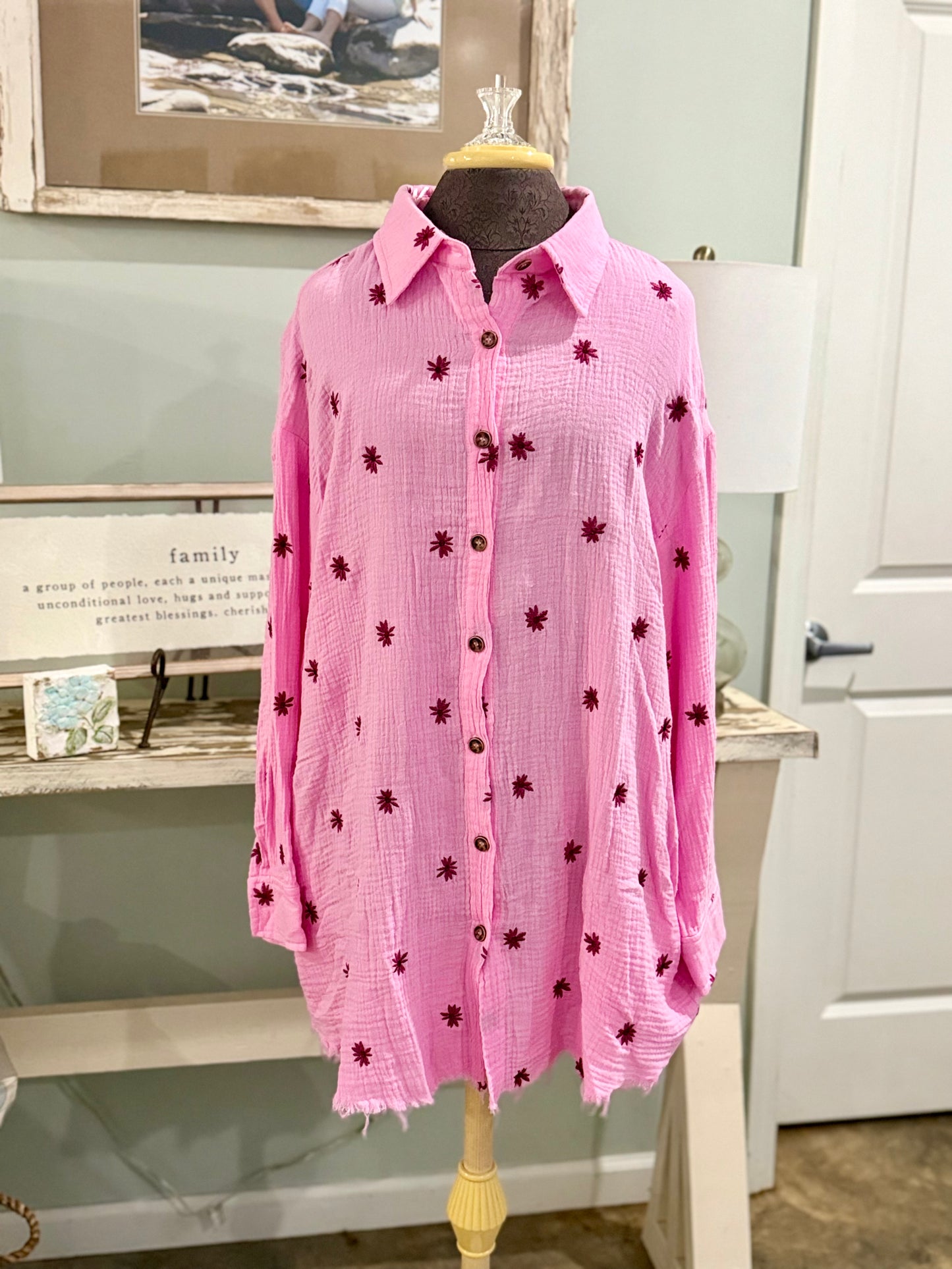 Womens Blue Velvet Embroidered Dress Small NWT