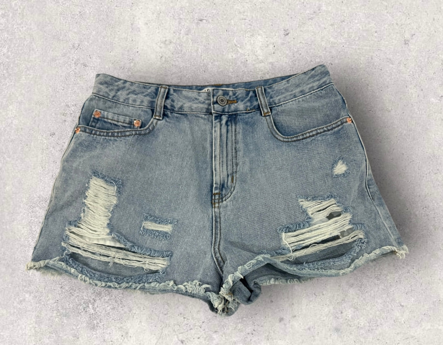 Womens Signatures Denim Shorts Size Medium