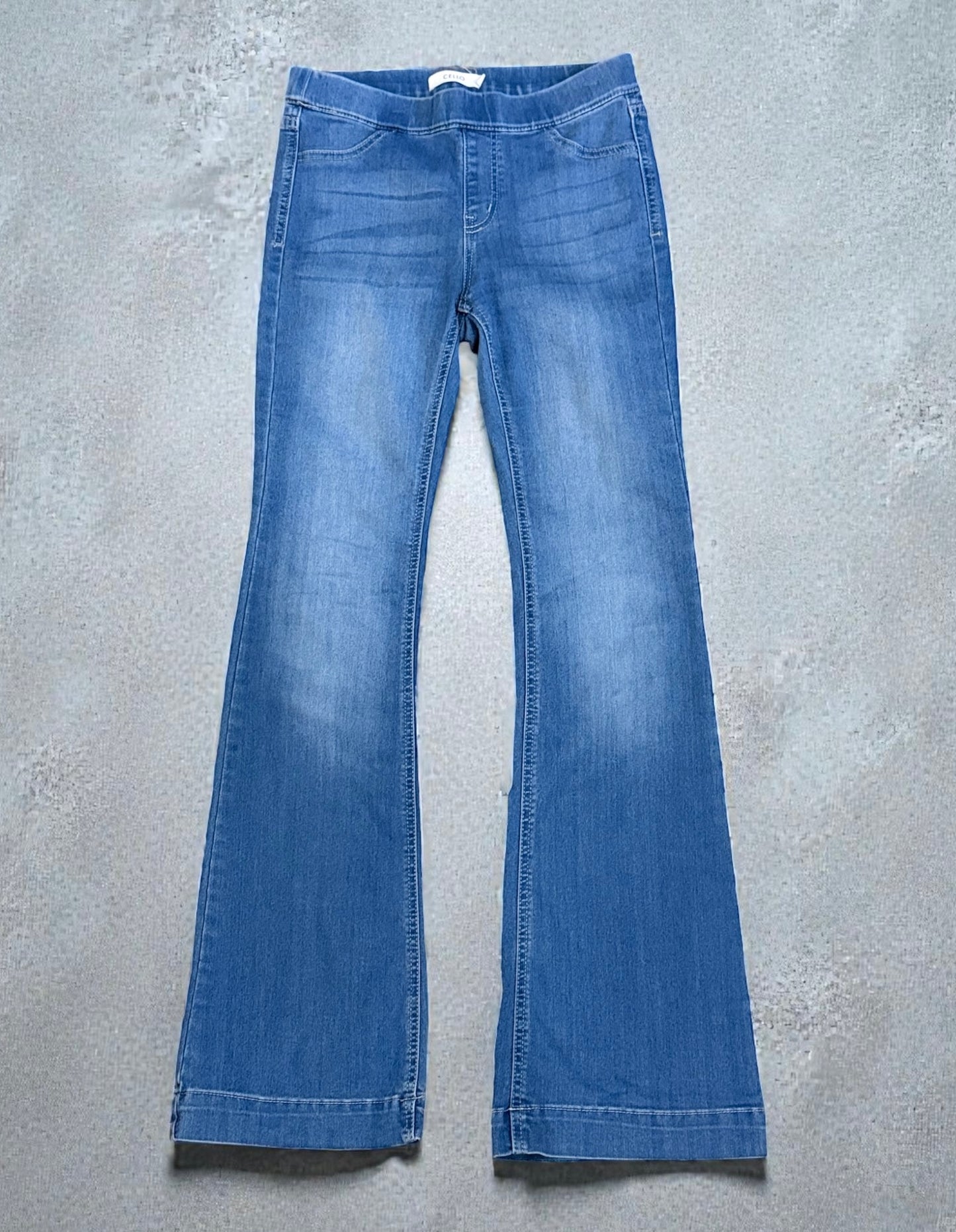 Womens Cello Flare Pull On Jeans Small