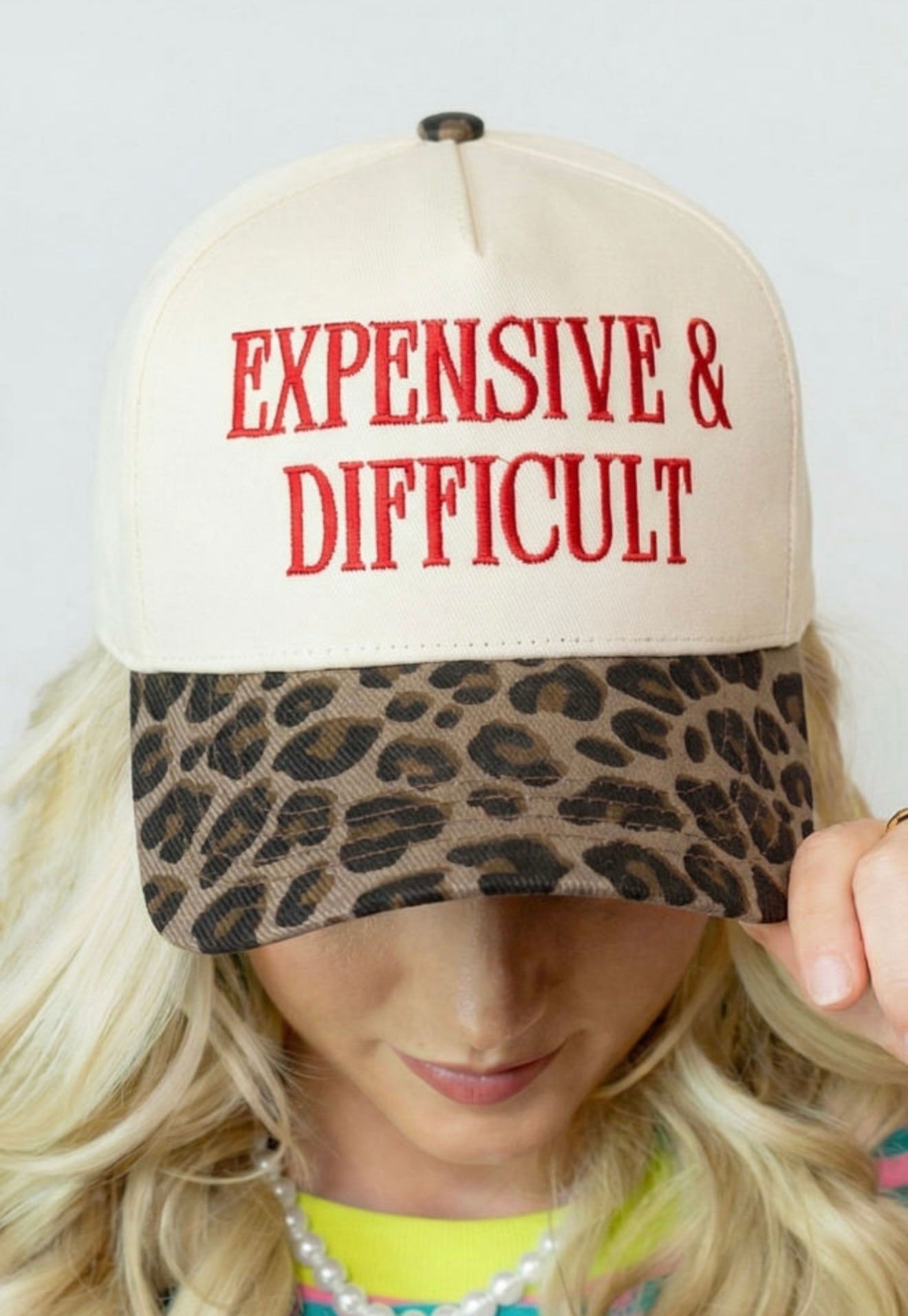 Expensive & Difficult Leopard Hat NEW