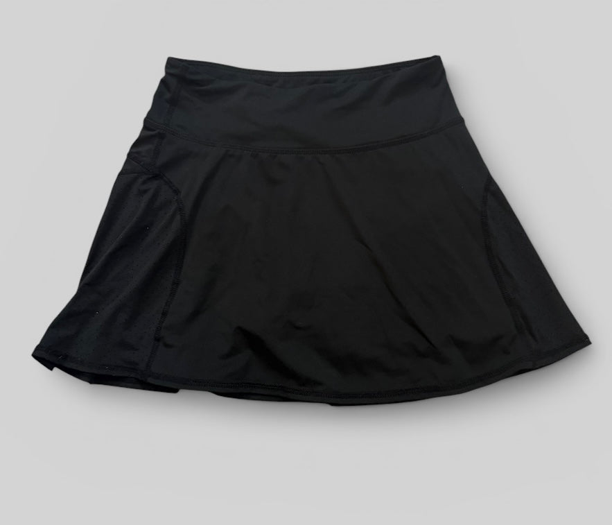 Girls 90 Degrees Black Skort Medium (10) EUC