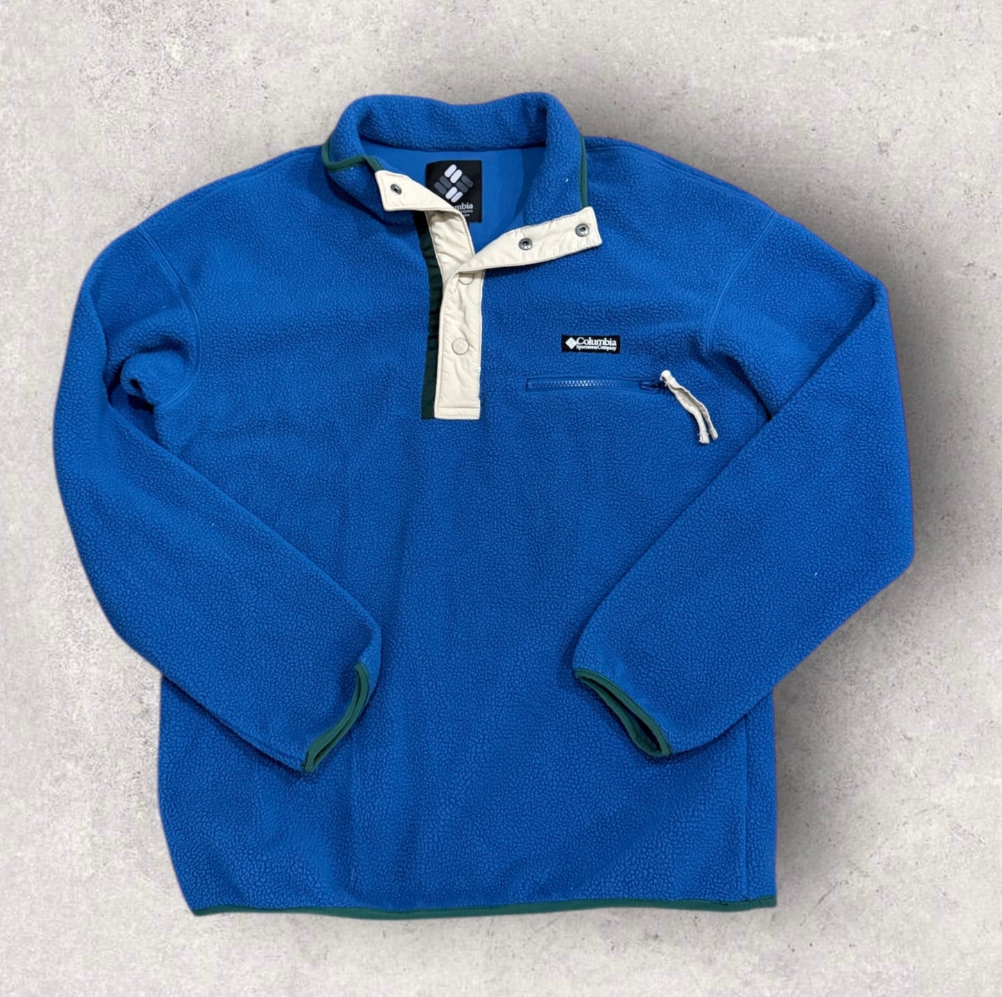 Mens Columbia Fleece Pullover Size Medium