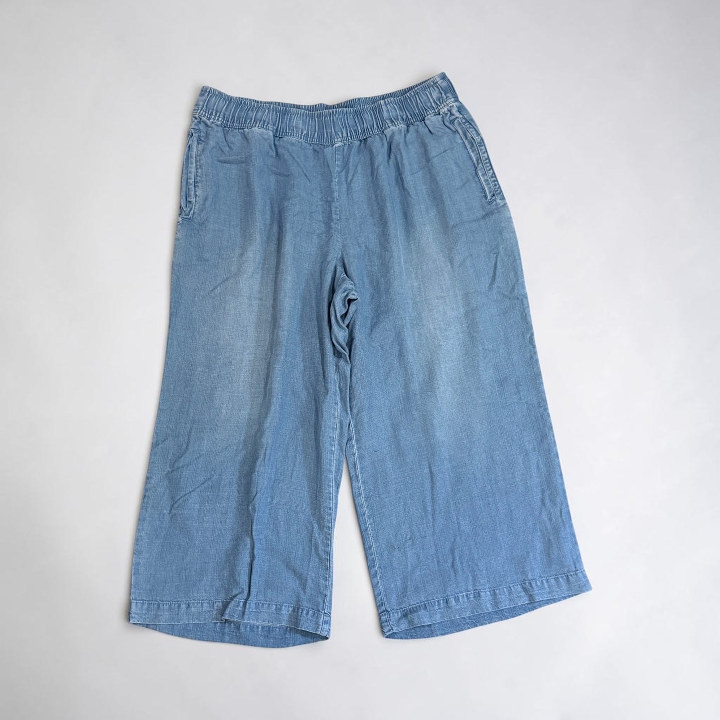 Womens Workshop Chambray Pants 1X NWT $78