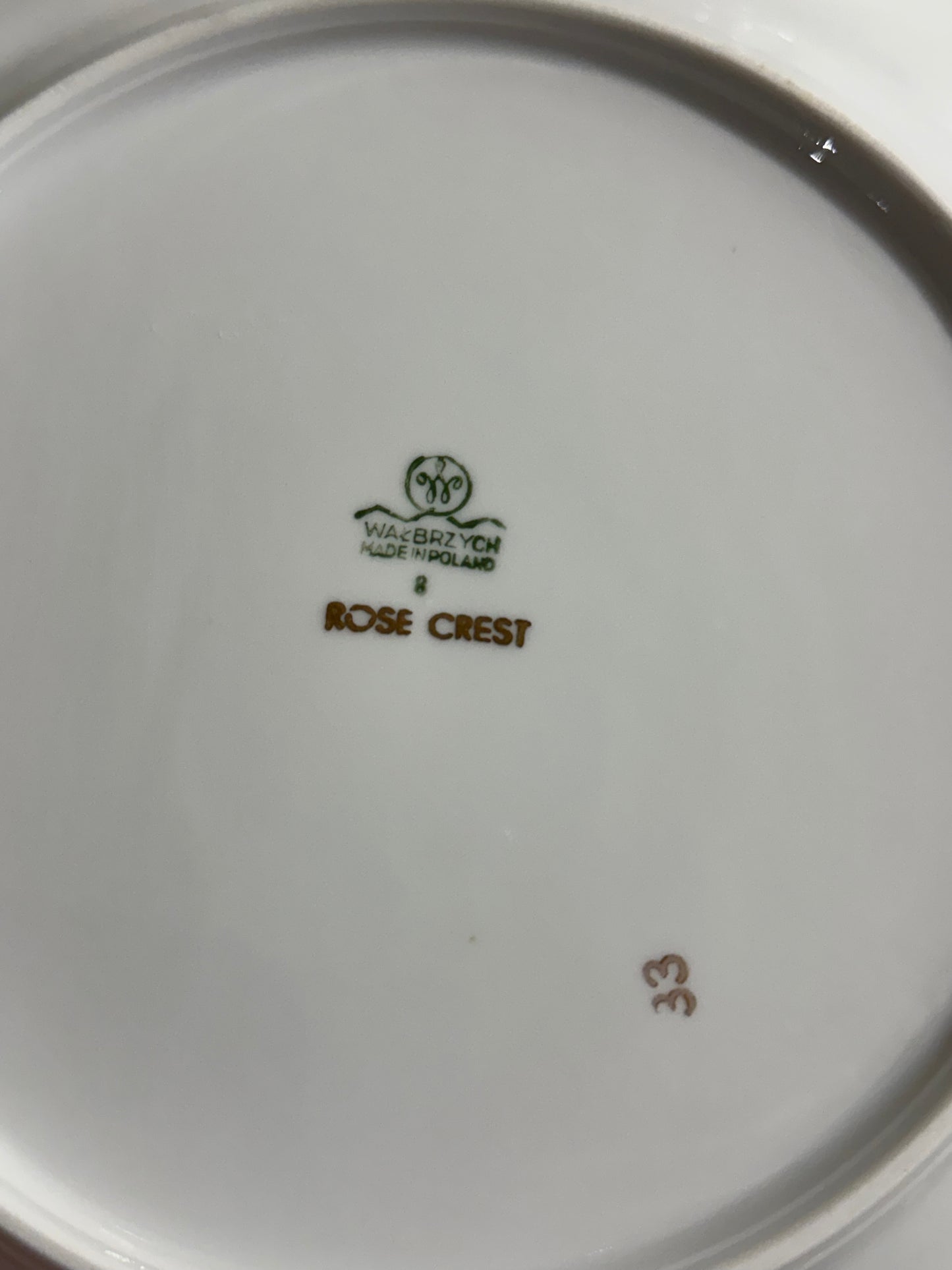 22pc Walbrzych Rose Crest Fine China