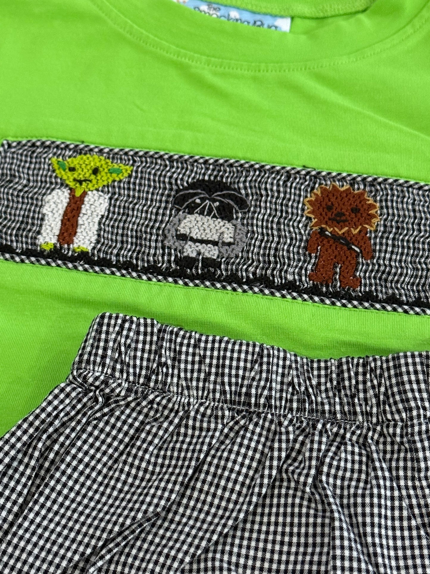 Boys Smocked Star Wars 2pc Set Size 2