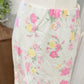 Womens Olive & Oak Satin Floral Skirt Small NWT