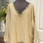 Womens POL Leopard Blouse Medium EUC