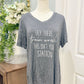 Womens Hey There Train Wreck Tshirt Medium EUC