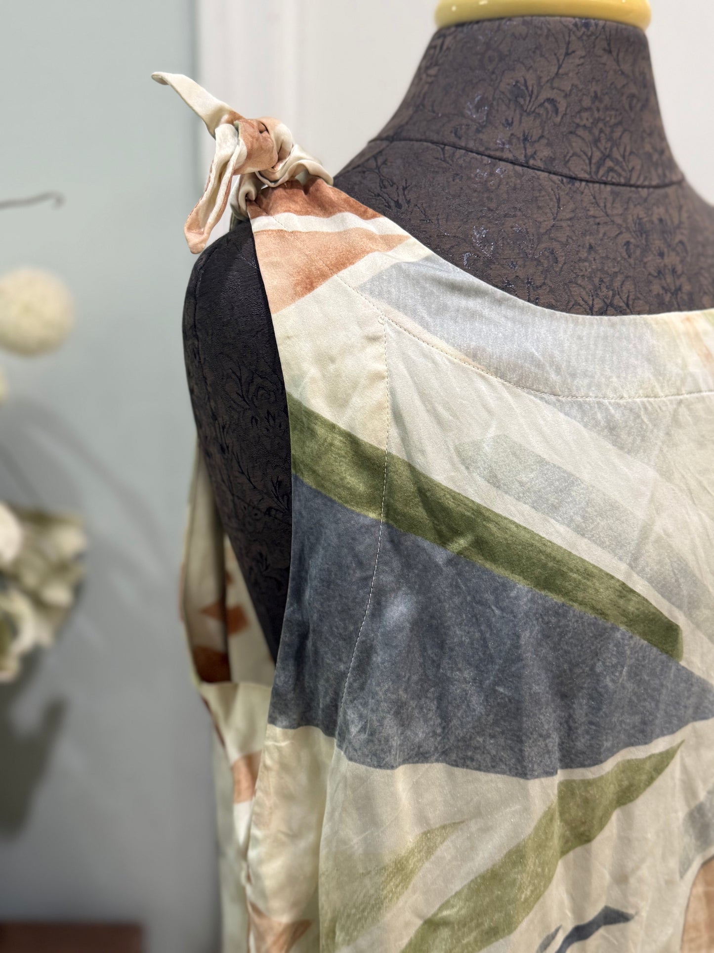 Womens Maeve Abstract Blouse Large