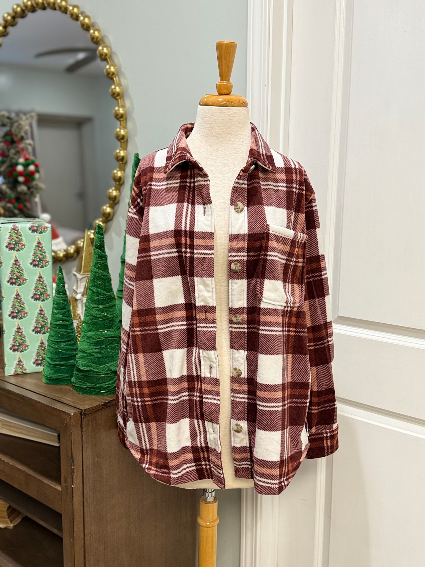 Womens Eddie Bauer Shacket Medium NWT