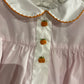 Girls Petit Ami Embroidered Pumpkin Top 3 Months