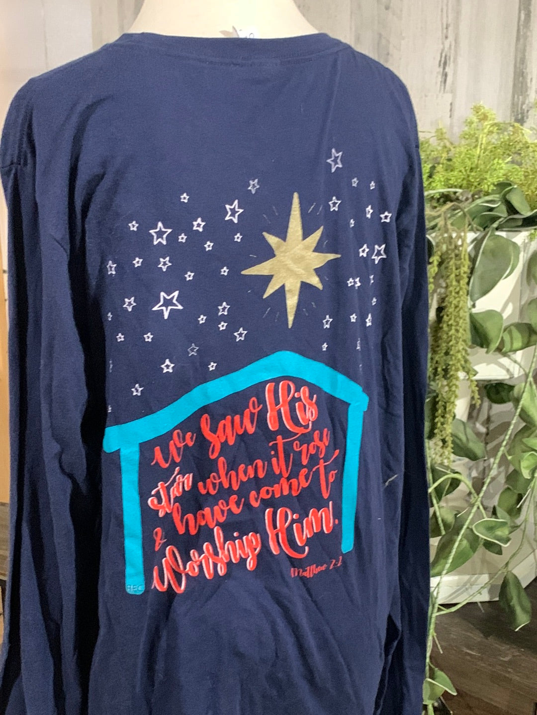 Womens Christmas Tshirt Size XL