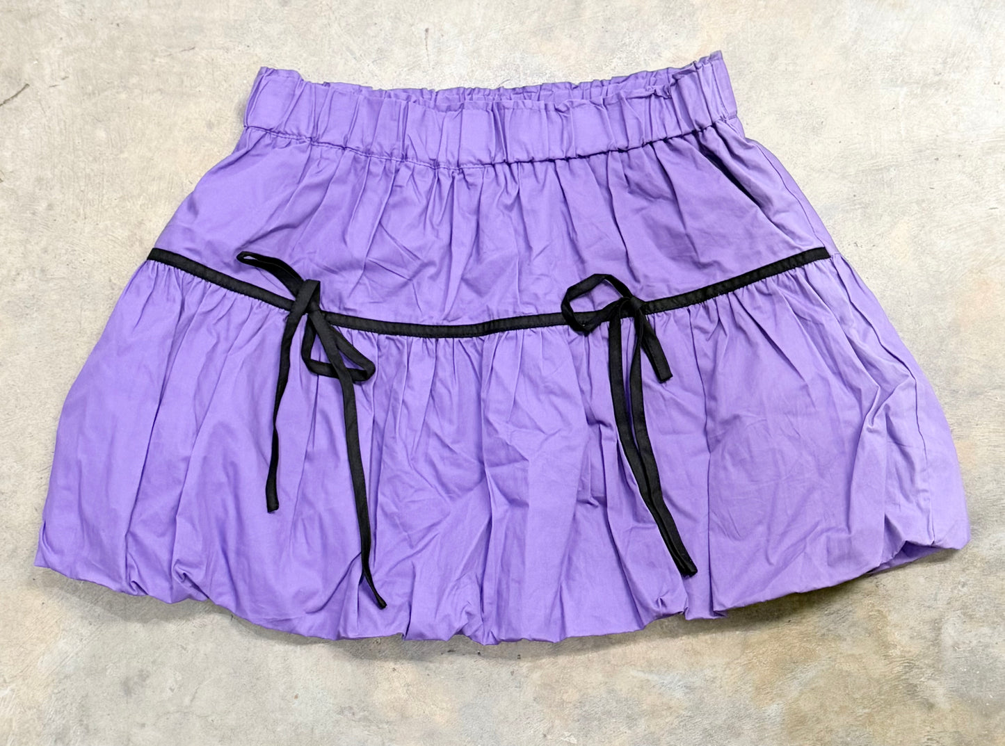 Womens Day+Moon Purple Bubble Skirt Small NWT