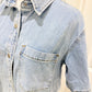 Womens Wishlist Denim Blouse Small EUC
