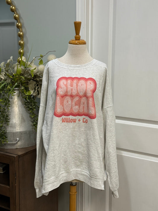 Womens Shop Local Sweatshirt 3XL