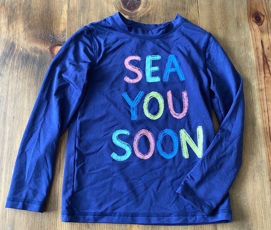 Boys Cat & Jack Swim Shirt Sz 5T
