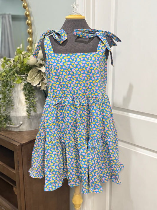 Womens Entro Floral Dress Medium