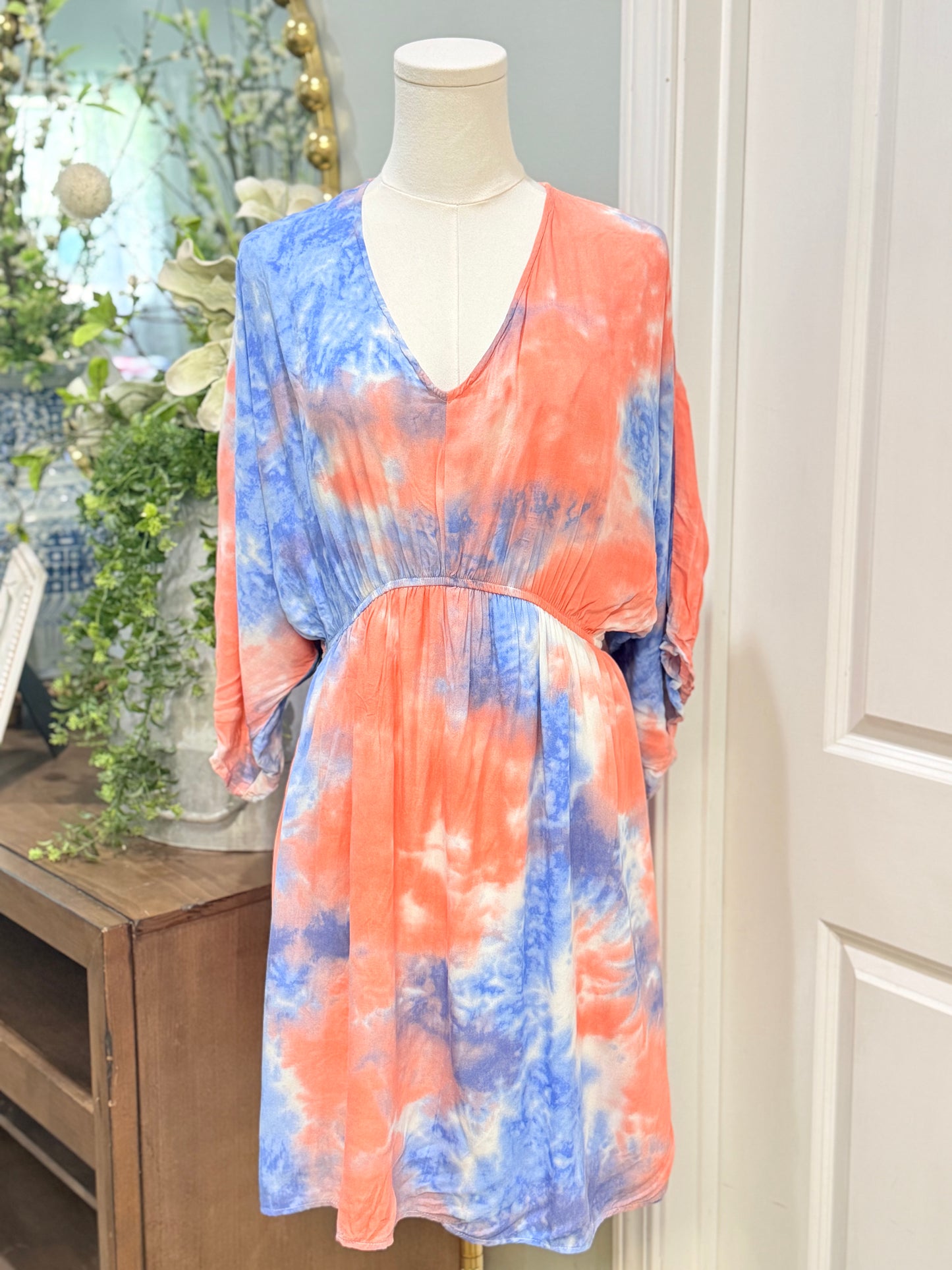 Womens Tie Dye Dress Large EUC
