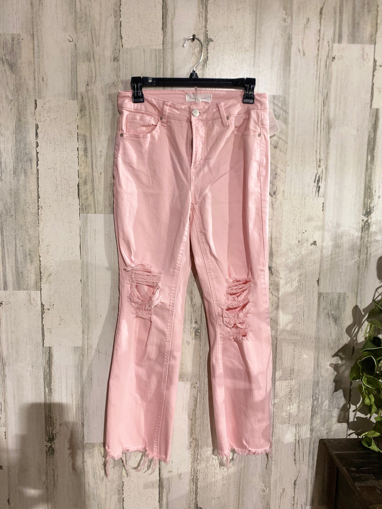 Womens Risen Pink Denim Jeans Sz 3