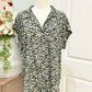 Womens Umgee Leopard Blouse XL EUC