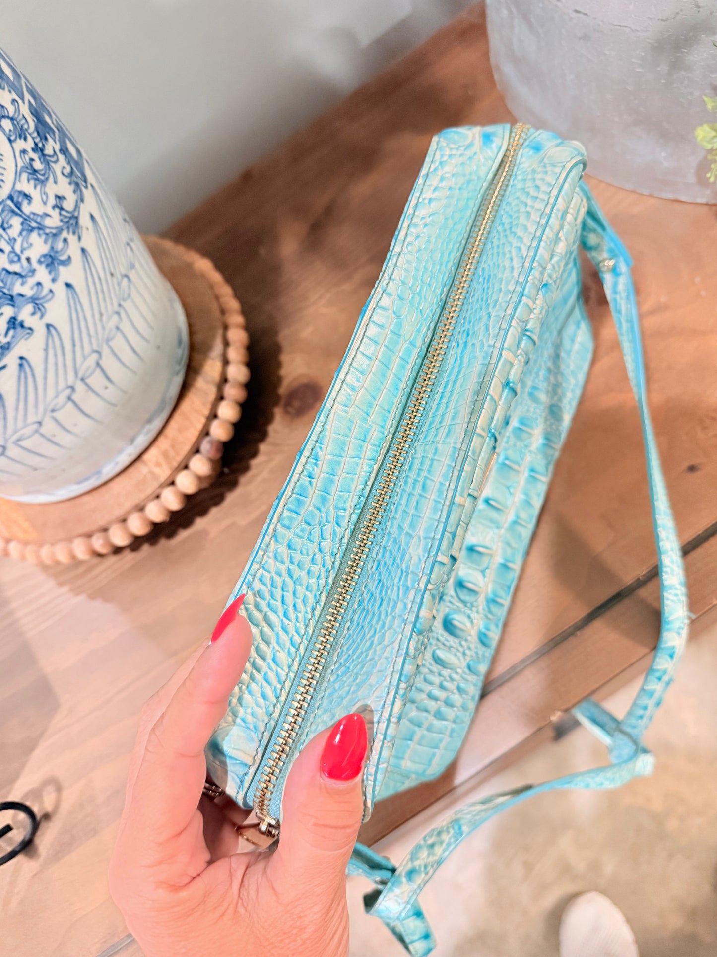 Brahmin Snake Print Bag
