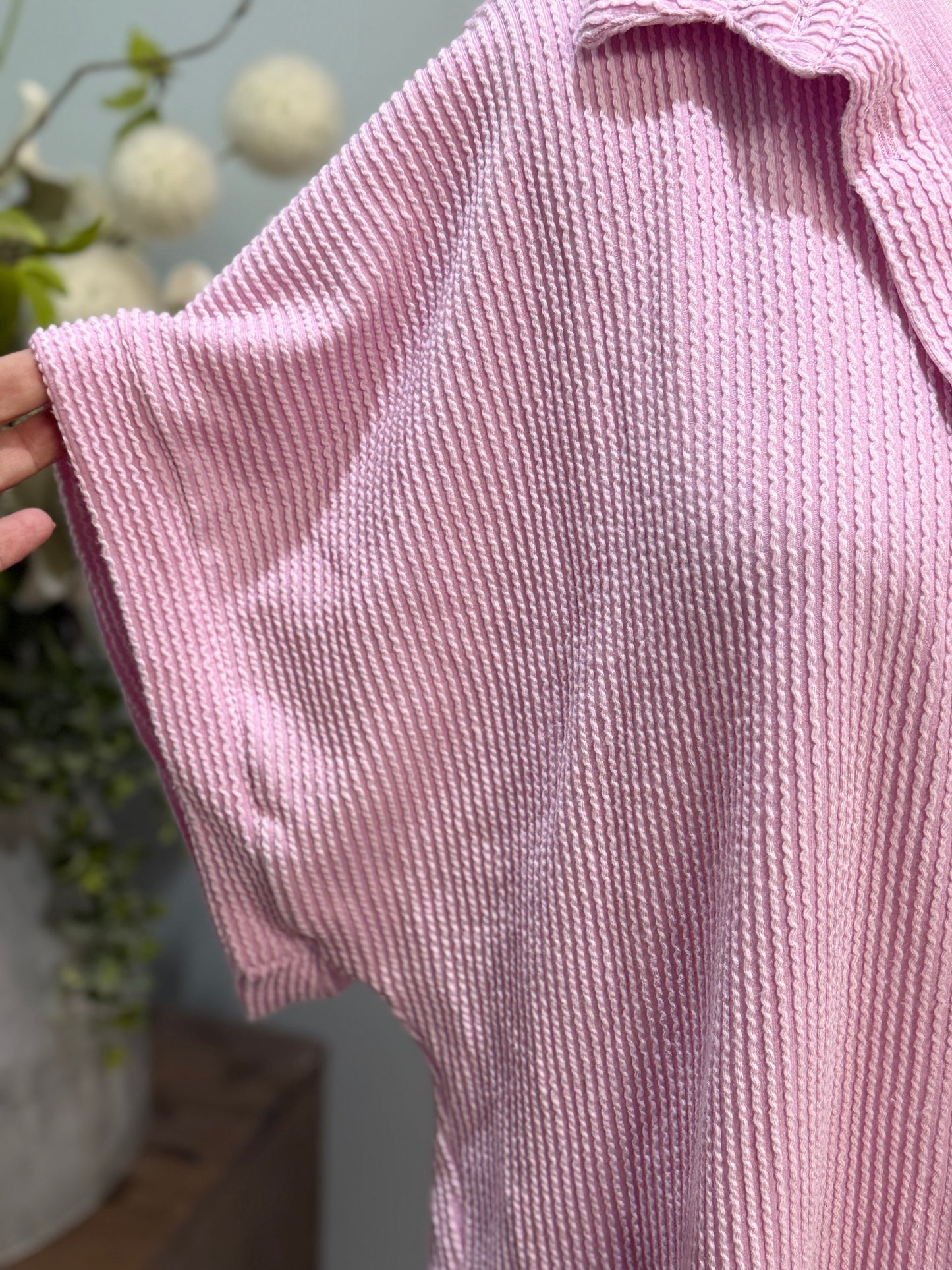 Womens Blumin' Corded Blouse Size 2X