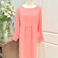 Womens Dokotoo Smocked Sleeve Dress Large EUC