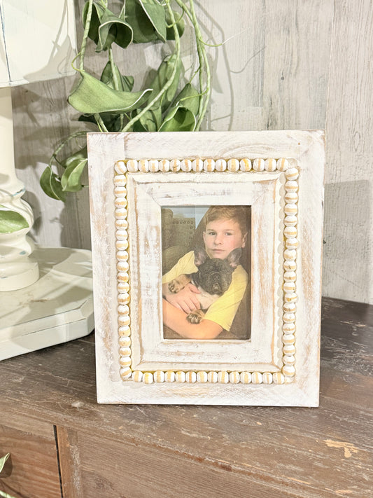 Home Decor Mudpie 5x7 White Hobnail Frame