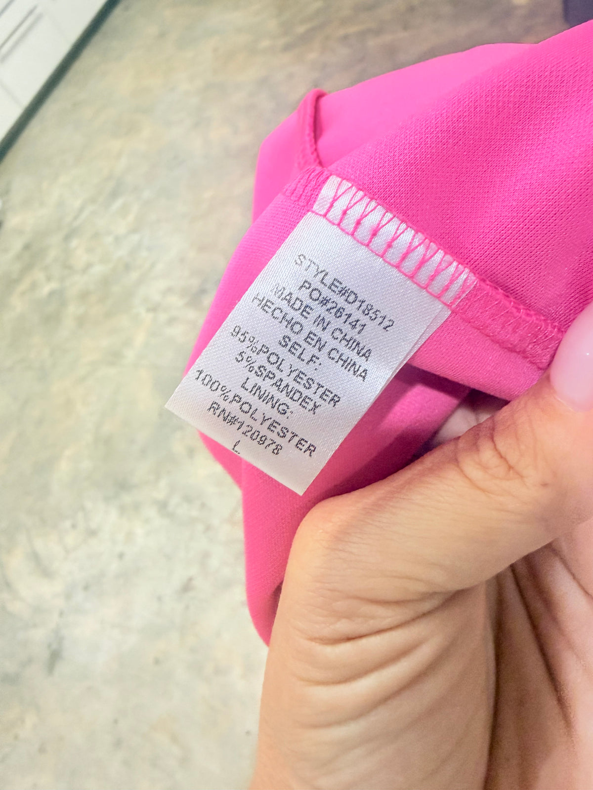 Womens Pink Scalloped Party Dress Large EUC