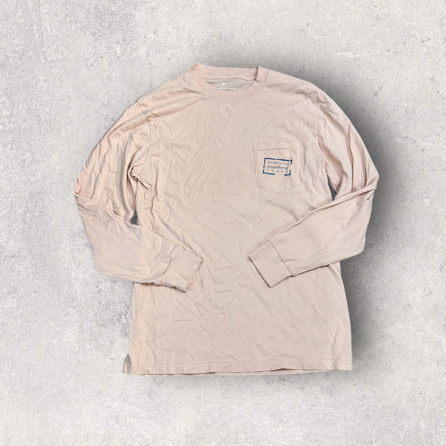 Mens Southern Marsh Long Sleeve Tshirt Size Medium