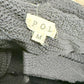 Womens Black Knitted Hoodie Oversized Pullover Medium EUC