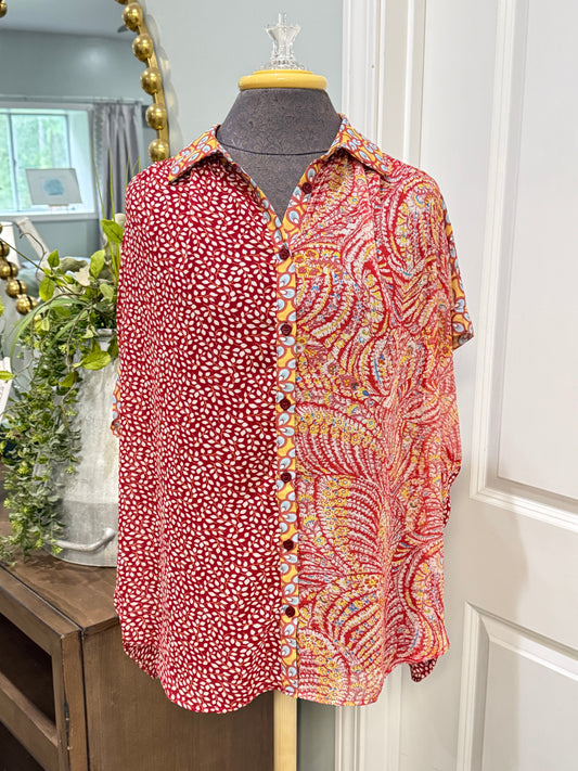 Womens Jodifl Blouse Medium EUC