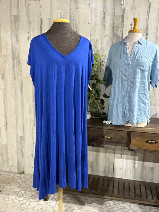 Womens Lane Bryant Tshirt Dress Size 22/24