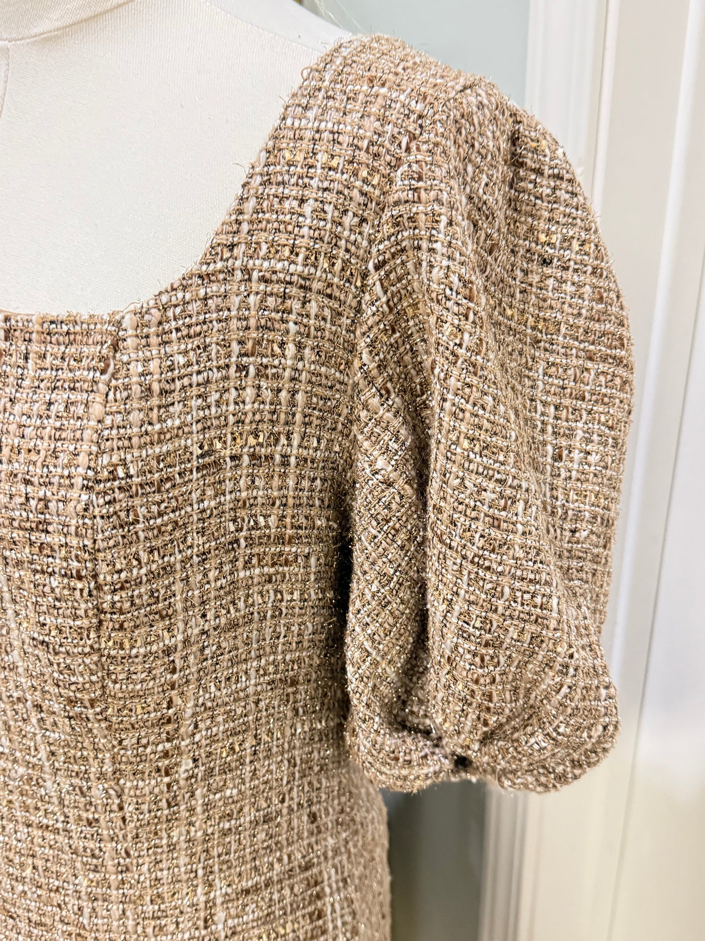 Womens Urban Daizy Tweed Mini Dress Large NWT