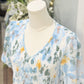 Womens Chicsoul Smocked Blouse 1X EUC