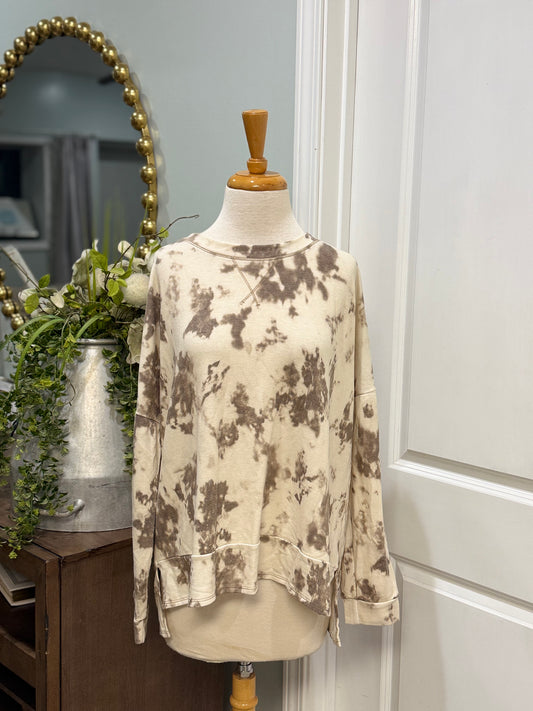 Womens White Birch Ligthweight Sweatshirt Size 1X
