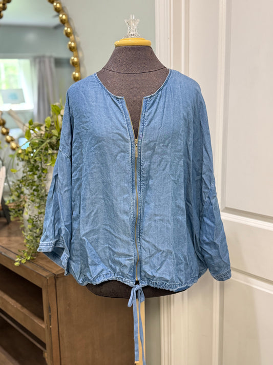 Womens Marc New York Denim Blouse 3X EUC