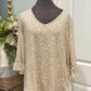 Womens Jodifl Leopard Blouse Small EUC