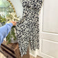Womens IState B&W Jumpsuit Medium EUC