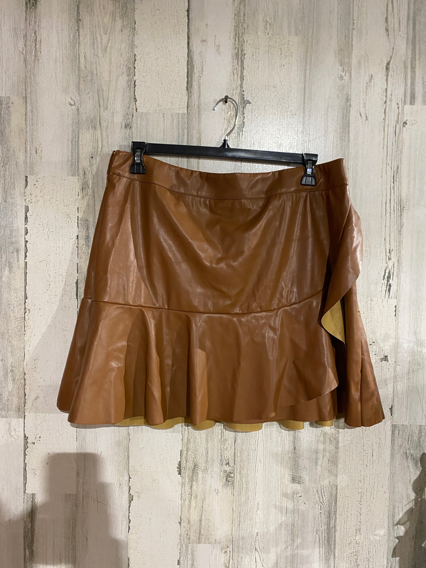 Womens NWT Heyson Faux Leather Skirt 1XL