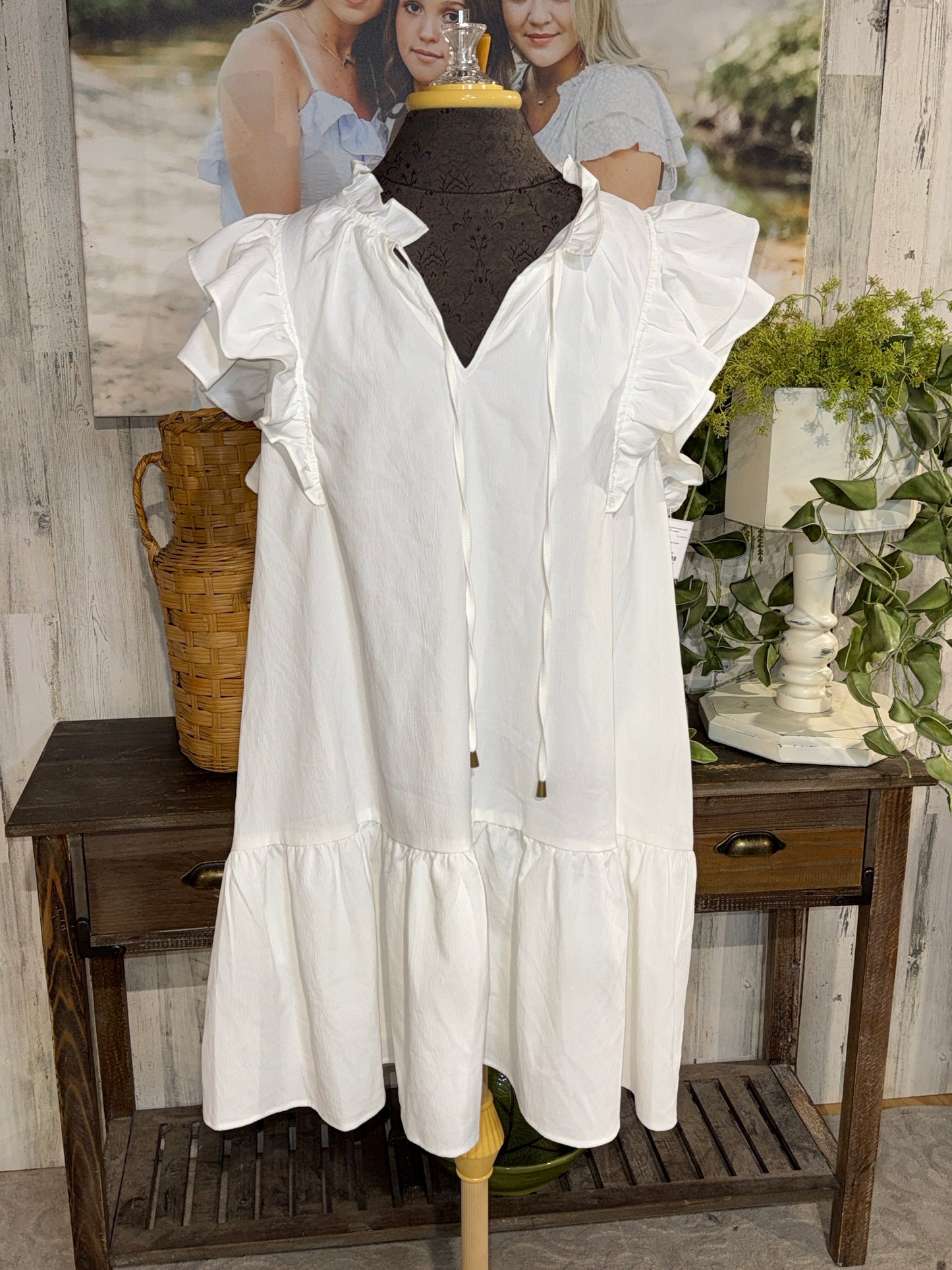 Womens White Entro Dress Size 1X