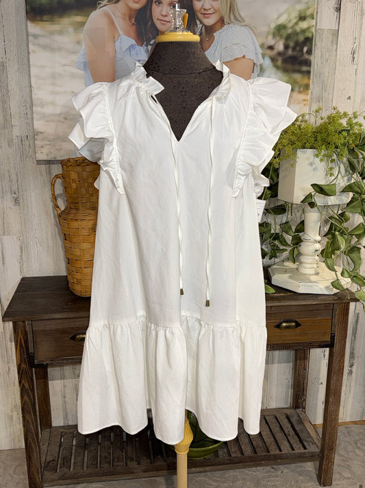 Womens White Entro Dress Size 1X