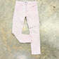 Womens Pink Vervet Skinny Jeans Size 27 EUC